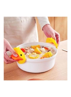 اشتري Duck Shaped Silicone Heat Mask Yellow في مصر