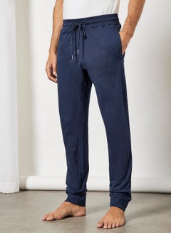 Buy Organic Cotton Lounge Sweatpants Navy in Saudi Arabia