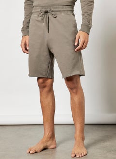 Buy Organic Cotton Lounge Sweat Shorts Mole Grey in Saudi Arabia