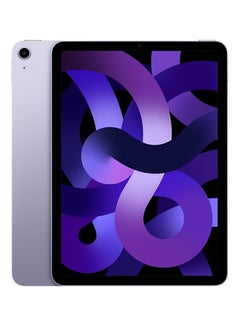 Buy iPad Air 2022 (5th Generation) 10.9-inch 256GB 5G Purple - Middle East Version in Saudi Arabia