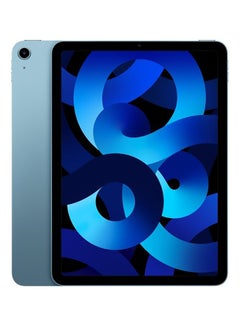 Buy iPad Air 2022 (5th Generation) 10.9-inch 256GB 5G Blue - Middle East Version in Saudi Arabia