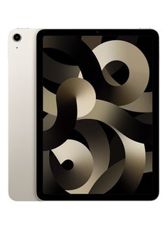 Buy iPad Air 2022 (5th Generation) 10.9-inch 256GB Wi-Fi Starlight - Middle East Version in Saudi Arabia