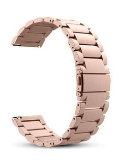 اشتري Replacement Stainless Steel Strap 22mm For Samsung Galaxy Watch Pink في مصر