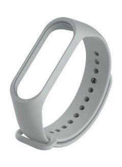 اشتري Xiaomi Mi Band 3 4 Replacement Silicone Watch Bracelet Band Wrist Strap Grey في مصر