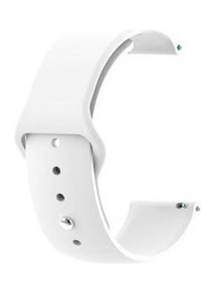 Buy Replacement Silicone Sport Strap 22Mm For Huawei Gt Gt2 46Mm Smart Watch White in Egypt