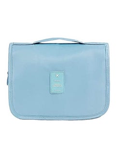 Buy Travel Toiletry Bag Portable Wash Waterproof Cosmetic Makeup Storage Blue in Egypt