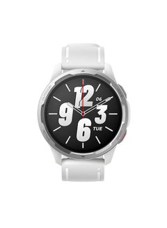 Buy Watch S1 Active 1.43" Touch Screen AMOLED Display 5ATM Water Resistant 12 Days Battery Life GPS 117 Fitness Modes 200+ Faces Bluetooth Phone Call NFC Support Moon White in Saudi Arabia