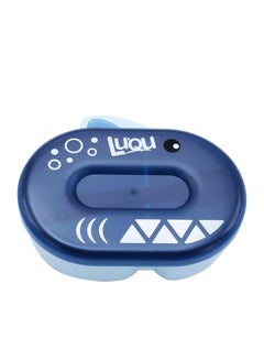 Buy Cute Fish Shaped Portable And Safe Grinding Bowl Easy To Hold For Baby - Blue in Saudi Arabia