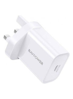 Buy Pioneer Wall Charger With PD Technology 20W White in Saudi Arabia