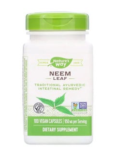 Buy Dietary Supplement  Premium Herbal Neem Leaf 950 Mg - 100 Capsules in Saudi Arabia