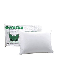 Buy Simple Solid Sleeping Bed Pillow Cotton White 45x66cm in UAE