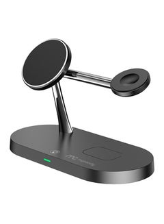 Buy 5 In 1 Magnetic Wireless Charger Black in UAE