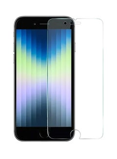 Buy Apple iPhone SE 2022 (SE 3rd Generation) Premium Screen Protector Tempered Glass 4.7 inch Clear in Saudi Arabia