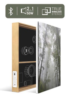 Buy Frame Speaker (2.1 Audio System, Home Speaker, 50 W, True Wireless, Bluetooth 5.0, USB/micro SD MP3, FM) 447534 Forest in Saudi Arabia
