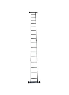 اشتري 12 Steps Multi-Purpose Folding Ladder Silver 90x28x35سم في السعودية