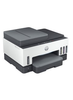 Buy HP Smart Tank 790 All-in-One Printer wireless, Print, Scan, Copy, Fax, Auto Duplex Printing, Auto Document Feeder, Print up to 18000 black or 8000 color pages, White/Grey  [4WF66A] White/Grey in UAE