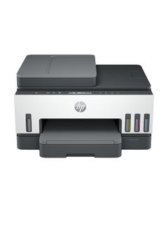 Buy HP Smart Tank 750 All-in-One Printer Wireless, Print, Scan, Copy, Auto Duplex Printing, Auto Document Feeder, Print up to 18000 black or 8000 color pages, White/Grey  [6UU47A] White/Grey in Saudi Arabia