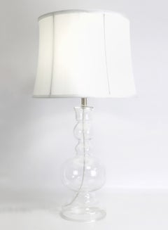 Buy Modern Design Glass Table Lamp Unique Luxury Quality Material for the Perfect Stylish Home RSN71015 Clear 15 x 28 in UAE