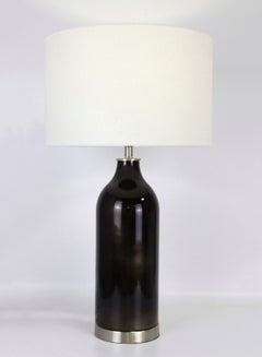 Buy Modern Design Glass Table Lamp Unique Luxury Quality Material for the Perfect Stylish Home RSN71034 Deep Grey 15 x 26.5 in UAE