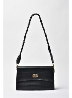 Buy Animal Pattern Shoulder Bag Black in Saudi Arabia