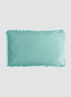 Buy Velvet Tassel Cushion, Unique Luxury Quality Decor Items for the Perfect Stylish Home Green in Saudi Arabia