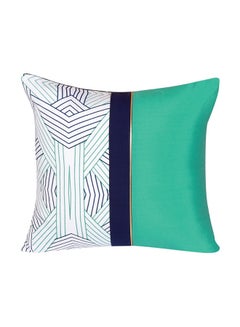 اشتري Square Shaped Decorative Cushion Cover أزرق داكن 40X40سم في السعودية