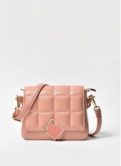 Buy Stylish Casual Crossbody Bag For Women Blush Pink in Saudi Arabia