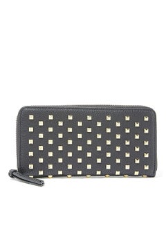 Buy Studded Long Wallet Black in UAE