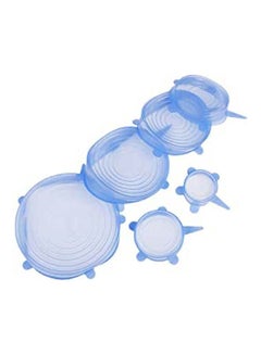 Buy Super Stretch Lids Silicone Bowl Covers Universal Food Covers Lids Blue in Egypt