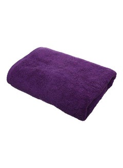 Buy Cotton Solid Face Towel Purple 50x100cm in Egypt