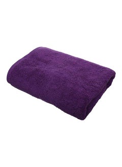 اشتري Cotton Solid Face Towel Purple 50x100cm في مصر