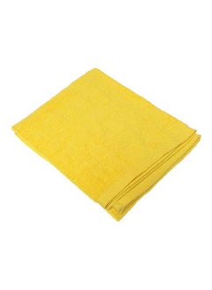 Buy Cotton Solid Pattern, Beach Towels Yellow in Egypt