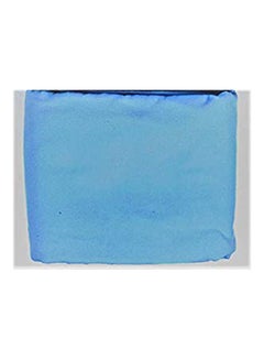 Buy Microfiber Solid Pattern Beach Towels Blue in Egypt