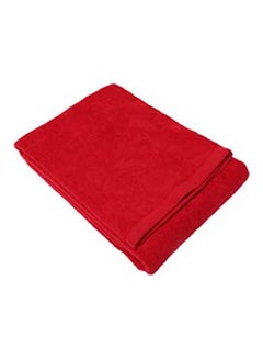 Buy Cotton Solid Pattern, Beach Towels Red in Egypt