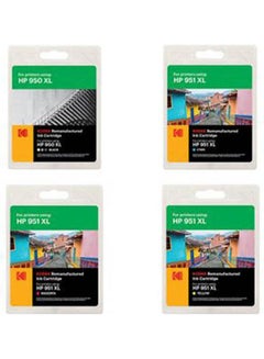 اشتري InkJet Cartridge KIT (950XL & 951XL Black / Cyan / Magenta / Yellow) For HP OfficeJet Multicolour في مصر