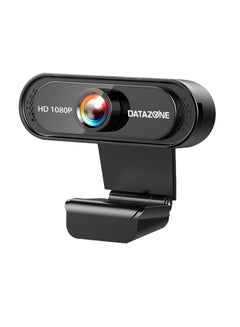 Buy USB 2MP Web Digital Camera Full HD With Microphone Clip Black in Saudi Arabia
