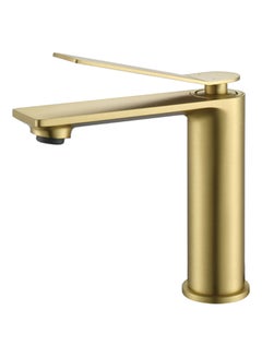 اشتري Single Hole Basin Faucet Gold 17x5x19.6cm في السعودية