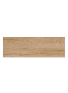 Buy 10-Piece Wood Grain Floor Stickers Brown 15x45cm in Saudi Arabia