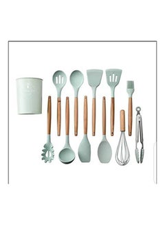 Buy Silicon Cooking Spoons Grey in Egypt