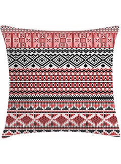 اشتري Aztec Throw Pillow Cushion Cover combination Multicolour 40*40inch في مصر