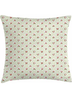 اشتري Shabby Flora Throw Pillow Cushion Cover combination Multicolour 40*40inch في مصر