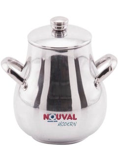 Buy Aluminium Beans Pot With Stainless Steel Handles Silver in Egypt