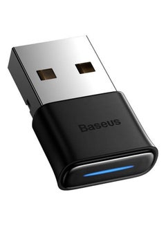 اشتري محول لاسلكي ZJBA000001 بوصلة USB ميني ويعمل بتقنية البلوتوث V5.0 أسود في الامارات
