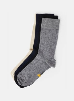 اشتري Casual Cotton Socks Multicolour في الامارات