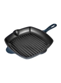 Buy Cast Iron Grill Pan Black 26cm in Saudi Arabia