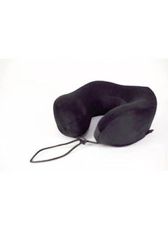 Buy High Memory Foam Travel Pillow Spine Pain Prevention For Long Travel Combination Black in Egypt