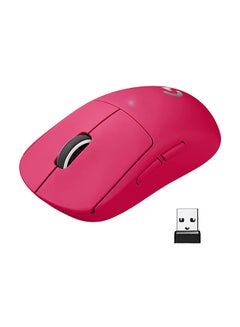 اشتري Logitech G PRO X SUPERLIGHT Wireless Gaming Mouse - High Speed, Lightweight Gaming Mouse Compatible with PC and Mac (USB port) - Pink في مصر
