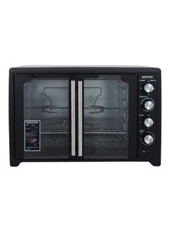 Buy Electric Oven with Rotisserie, Convection & Lamp| 60 Minutes Timer | Inside Lamp | Stainless Steel Heating Elements | Heat Resistant Tempered Window 75 L 2800 W KNO6355 Black in Saudi Arabia