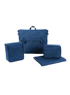 Buy 4-Piece Modern Diaper Changing Bag - Nomad Blue in UAE