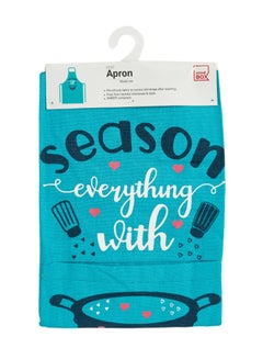 Buy Zest Printed Cotton Apron Blue 90x60cm in Egypt